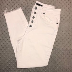 STS Blue Jeans - WORN ONCE High Rise Crop Skinny White Jeans STS Blue Jeans - WORN ONCE High Rise Crop Skinny White Jeans